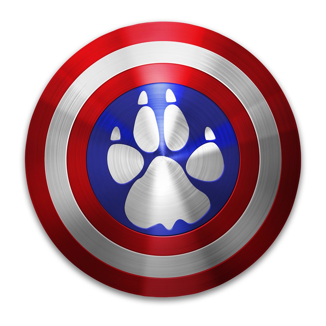 Captain Pawmerica Decal