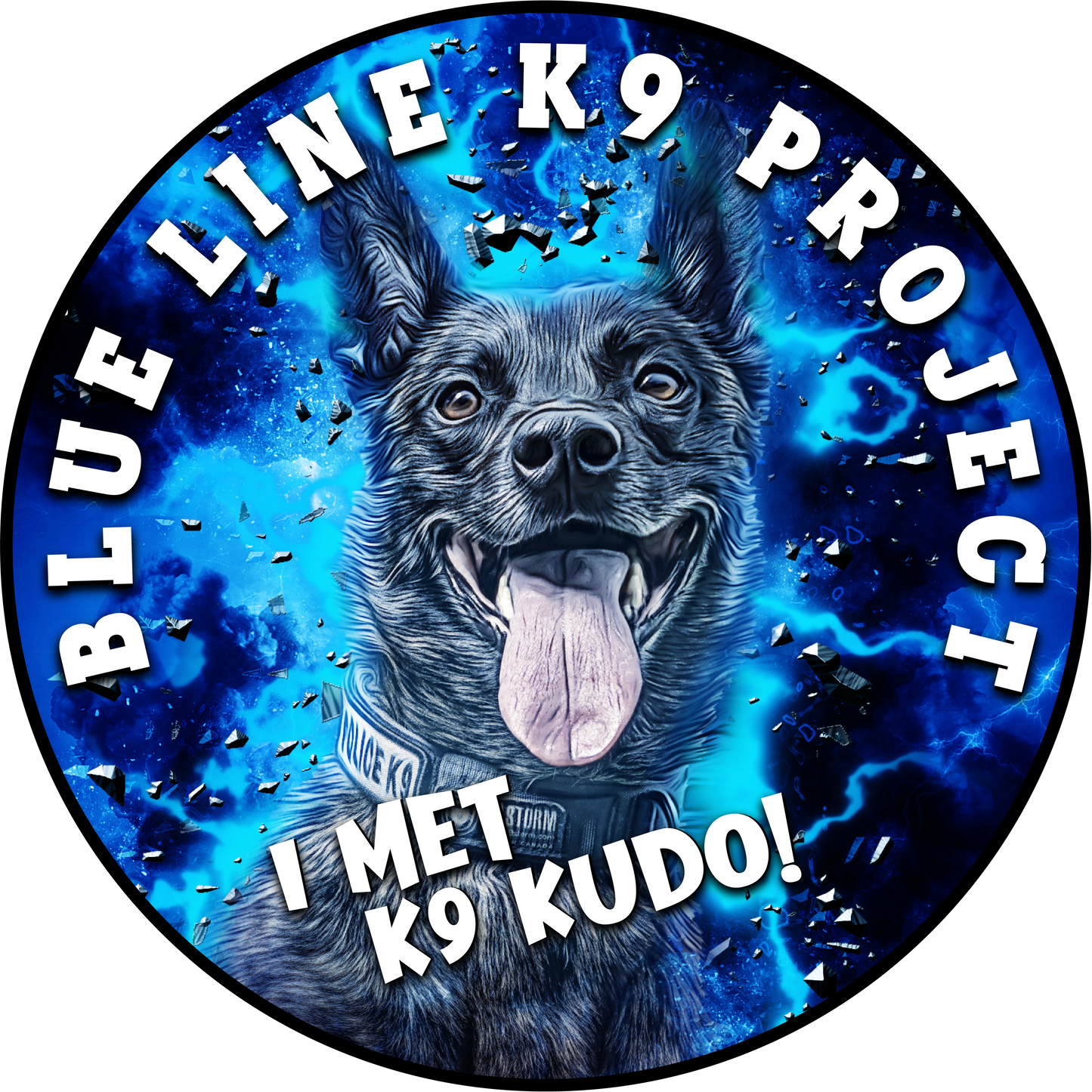 I MET K9 KUDO! - Decal