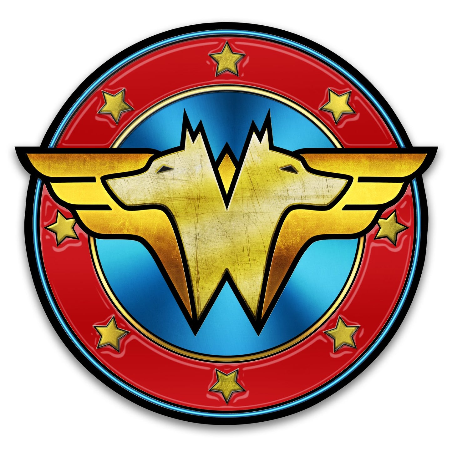 Wonder Dog Decal