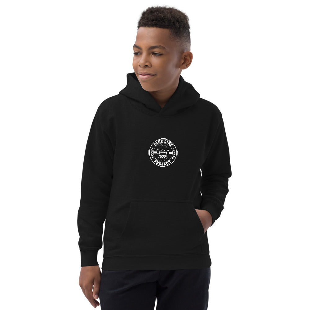 Blue line K9 Logo Hoodie Kid