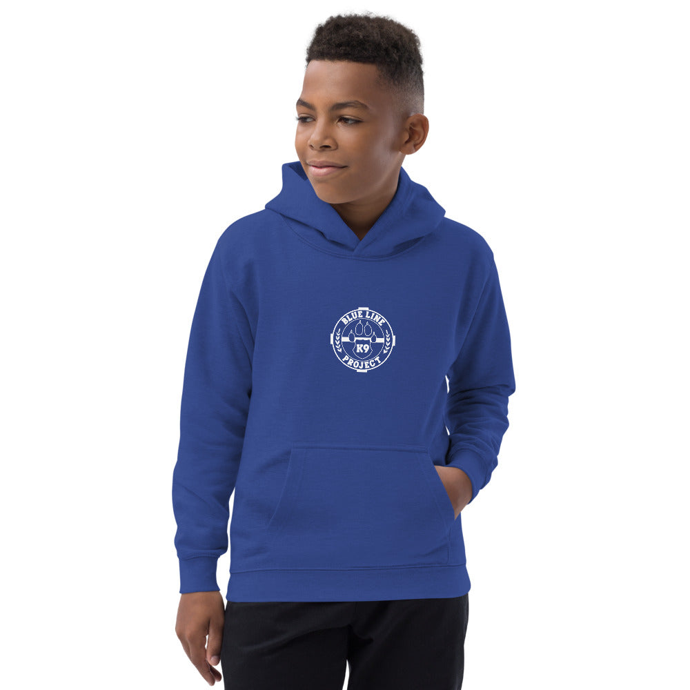 Blue line K9 Logo Hoodie Kid