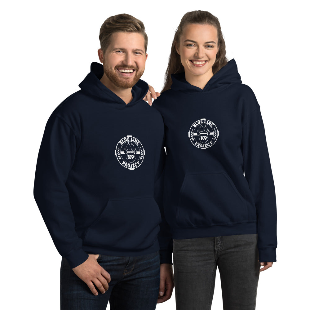 Blue line K9 Logo Hoodie