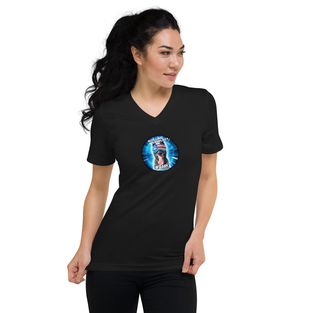 Kudo #BARK T-Shirt V-Neck Women