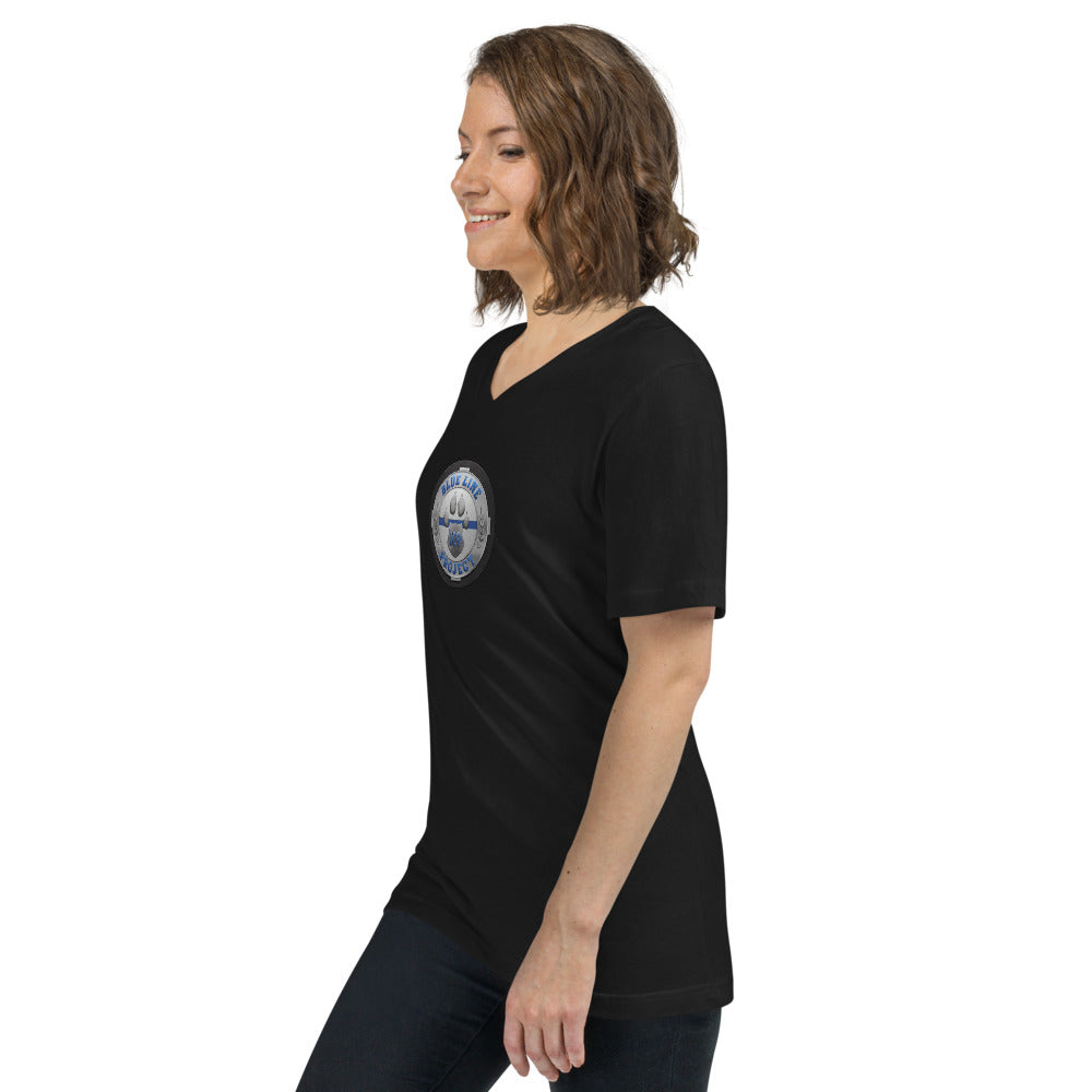 Blue Line K9 3D Logo T-Shirt V-Neck Women