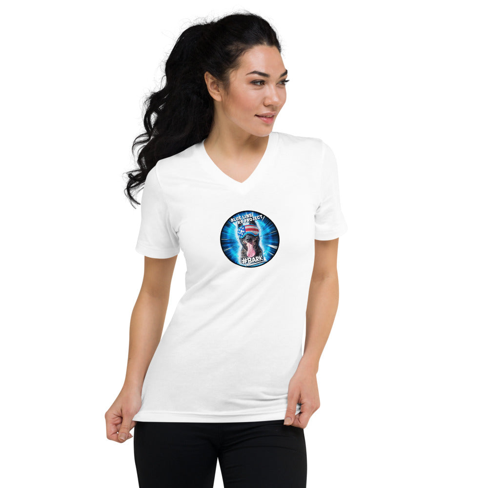 Kudo #BARK T-Shirt V-Neck Women