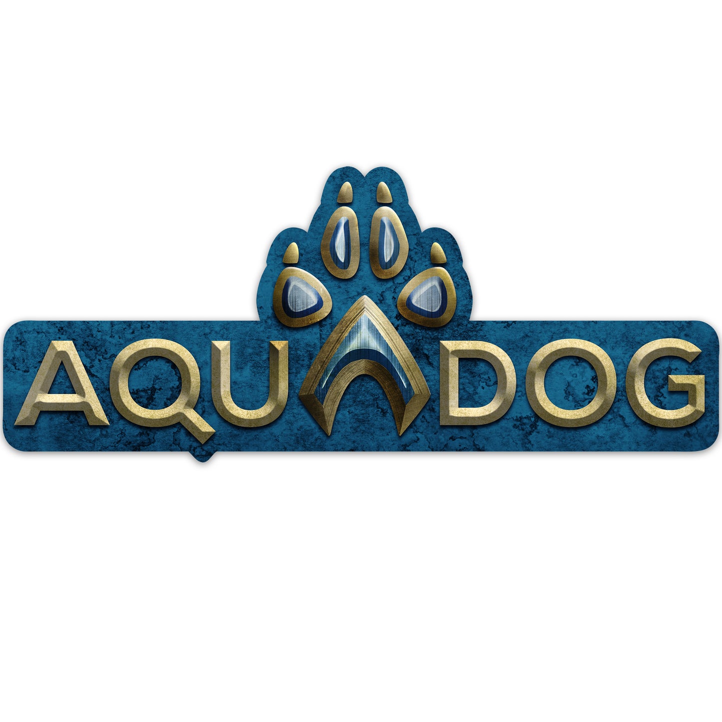 Aqua Dog Decal