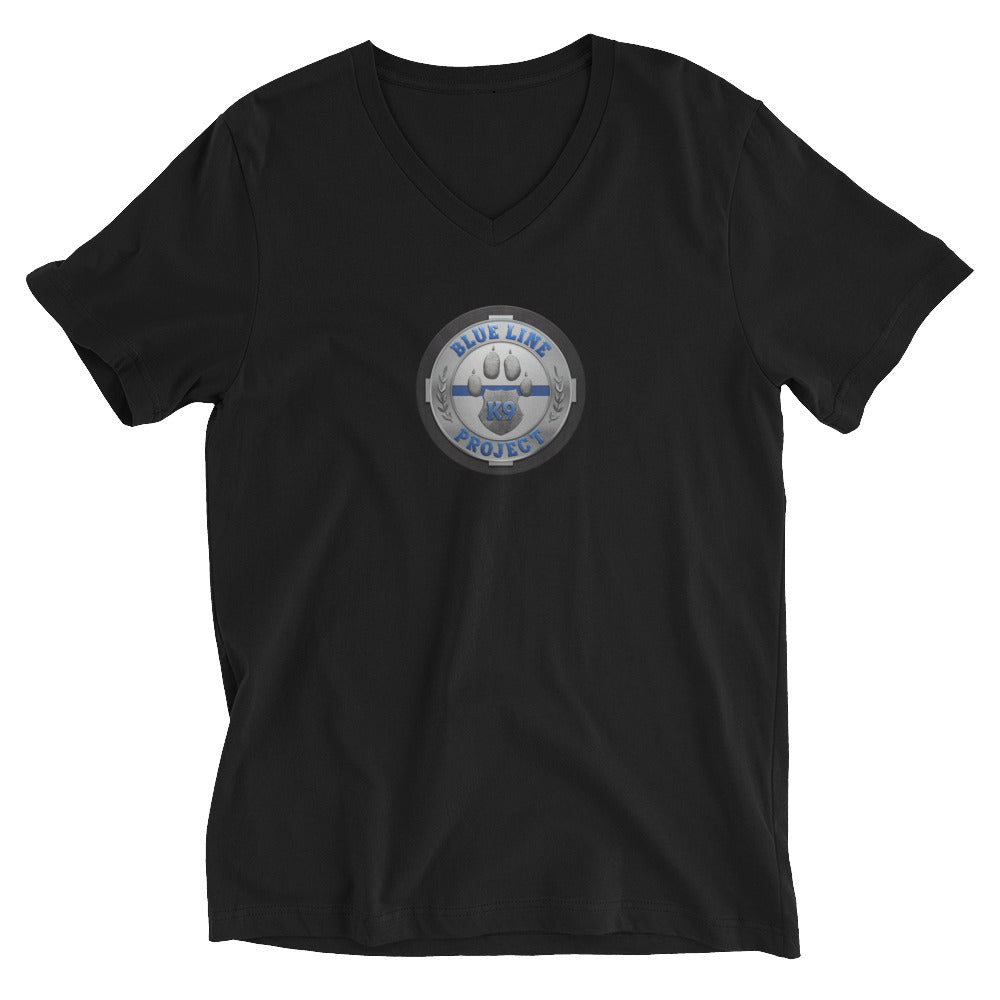 Blue Line K9 3D Logo T-Shirt V-Neck Women